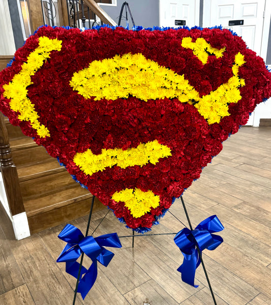 Superman standing spray