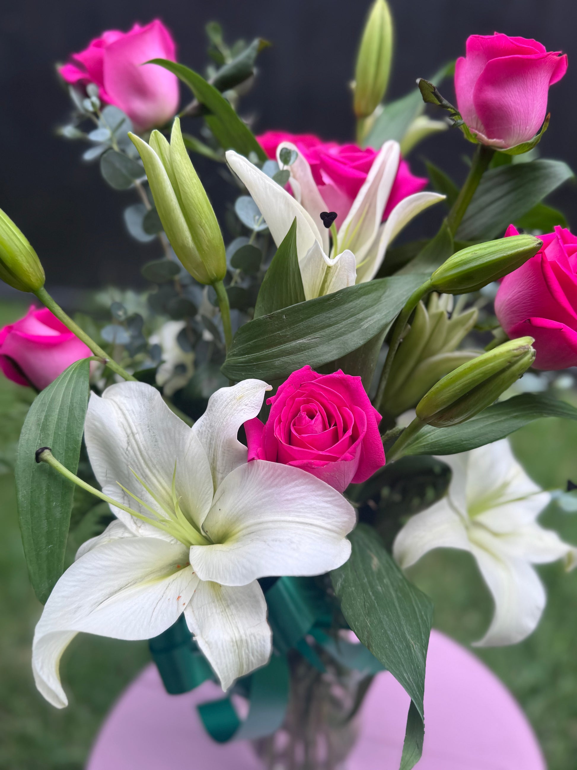 rose and lily flower arrangements Rose and Lily – Felicity & Petals